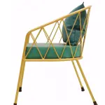 Golden Dining Arm Chair