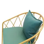 Golden Dining Arm Chair